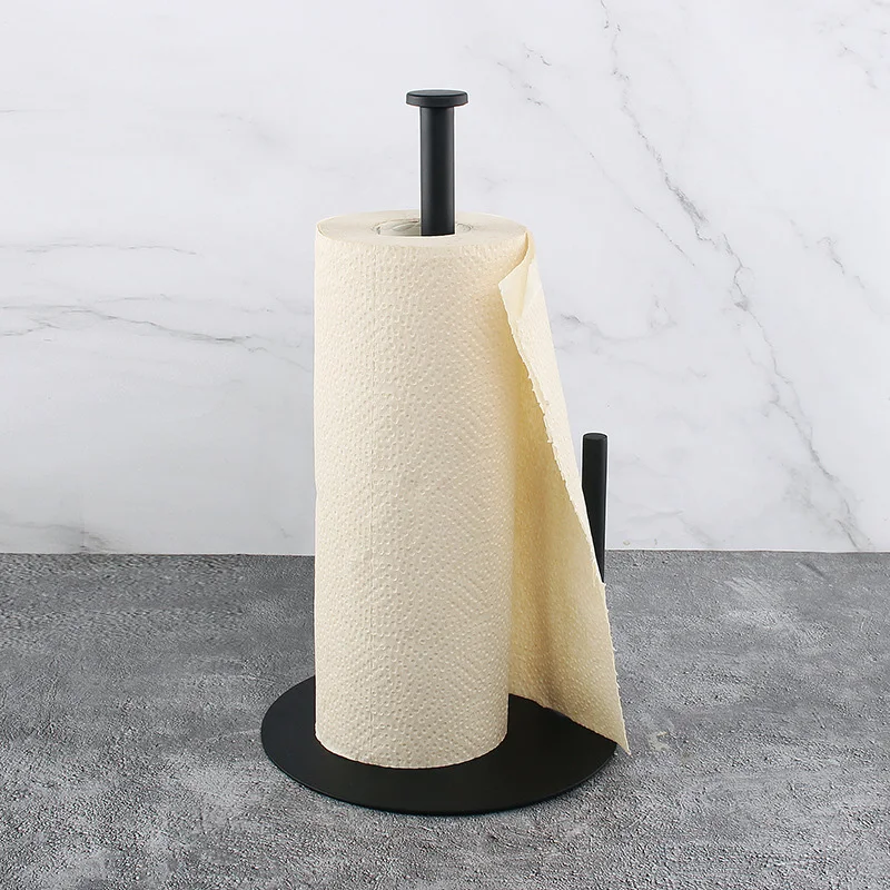 

Paper Towel Holder Countertop Stainless Steel Kitchen Roll Holder with Non Slip Base Freestanding Paper Towel Holders