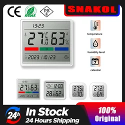 Bluetooth Digital Thermometer LCD Hygrometer Indoor Room Electronic Temperature Humidity Meter Sensor Gauge Weather Station
