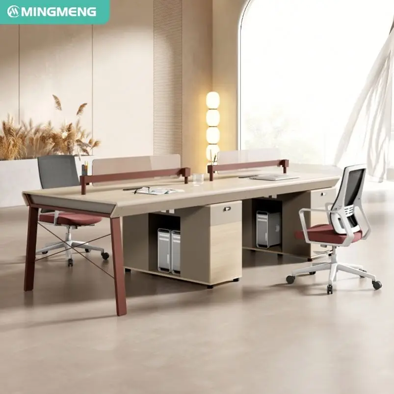 Latest Design Other Office Furniture Luxury White Color Computer Table Contemporary Office Desks And Workstations
