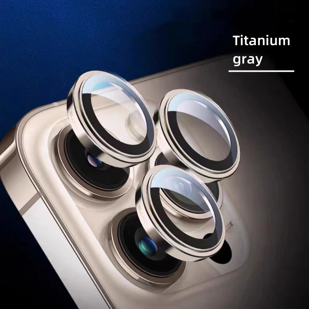 2-3pcs Protector Camera For iPhone 15 Pro Max 15 14 Plus Metal with Tempered Glass Full Cover Camera Lens  Orange Protector