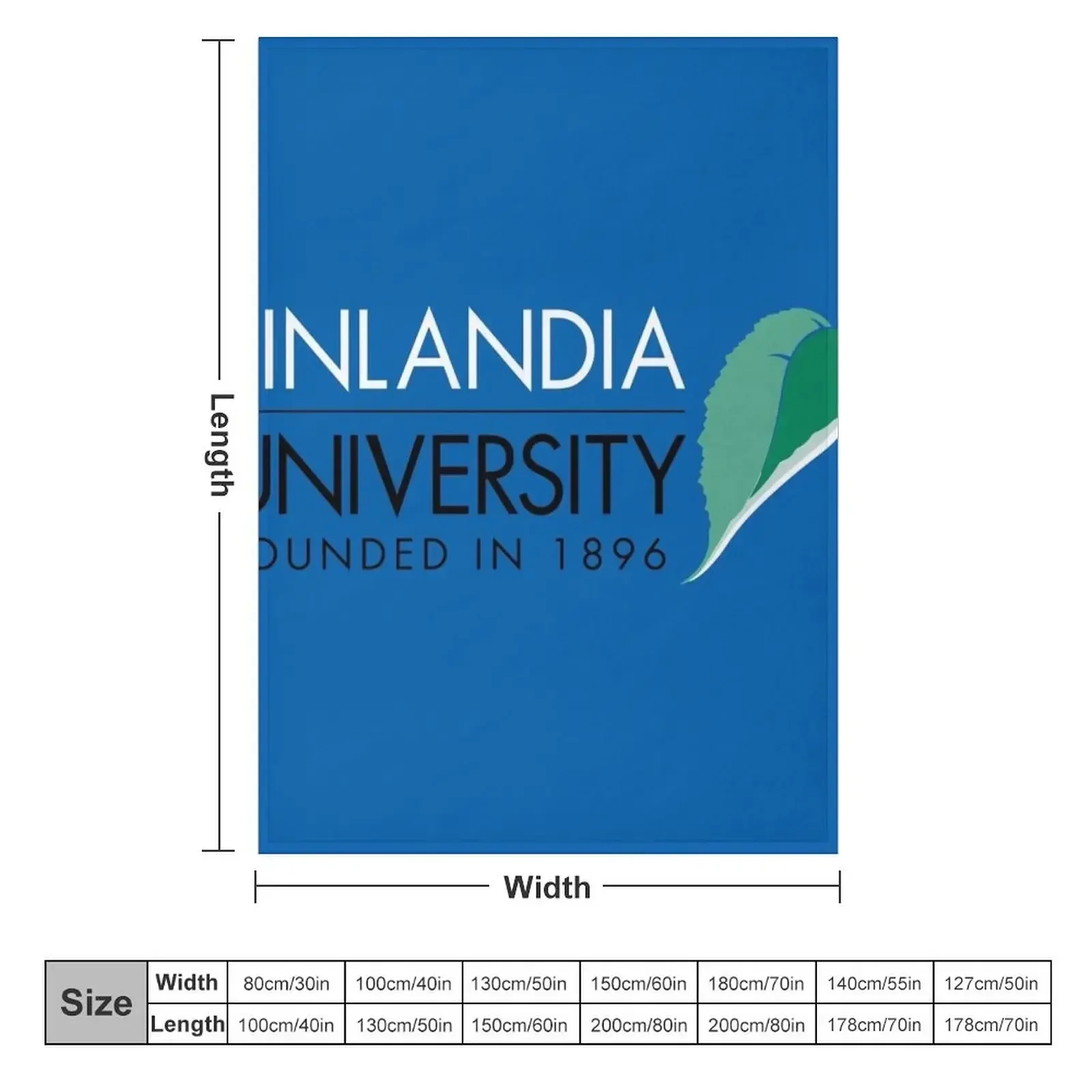 Finlandia University Throw Blanket Stuffeds Nap Comforter Summer Bed Shaggy Blankets