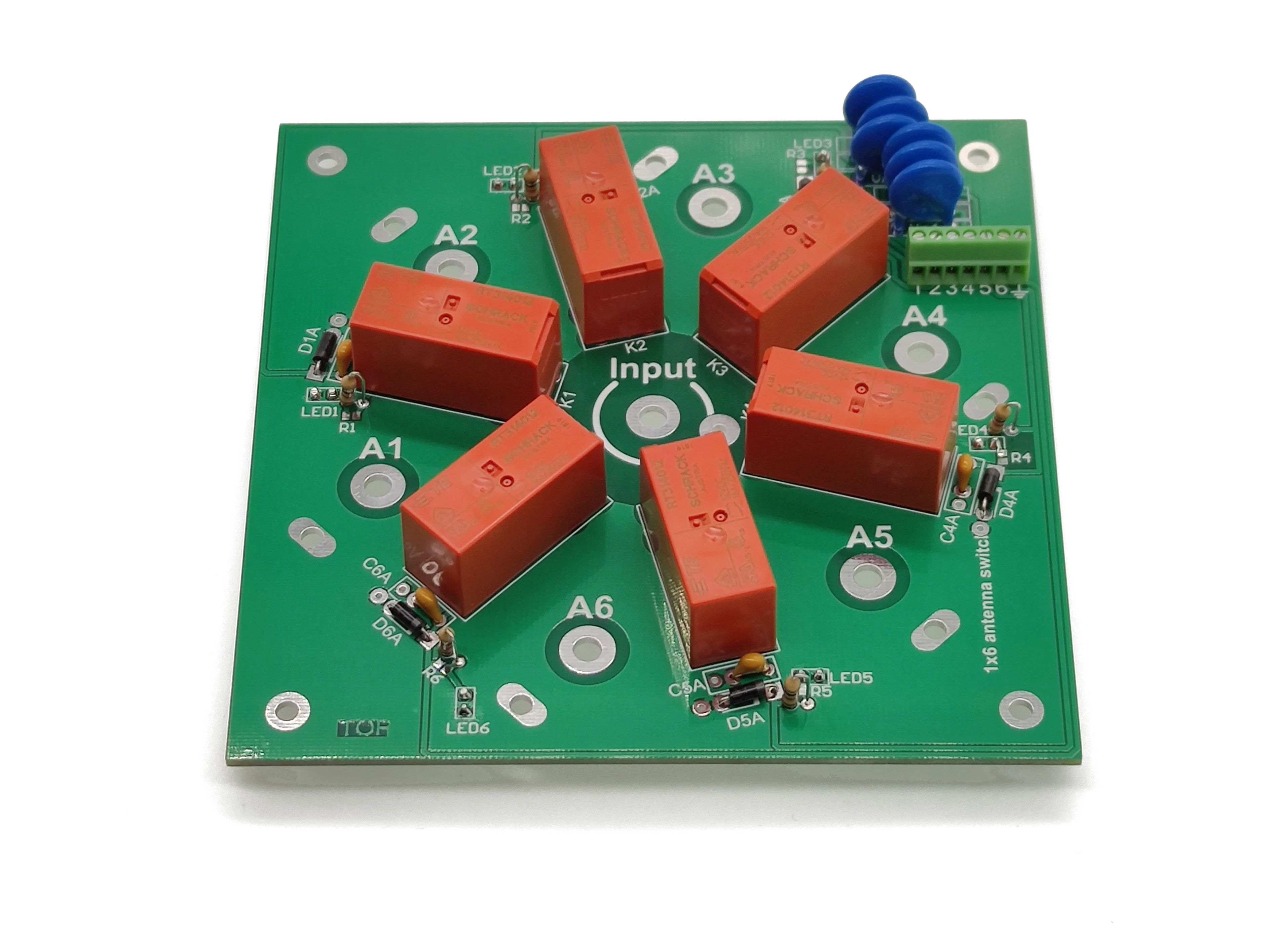 KIT 6:1 Coax Remote Antenna Switch SO-239