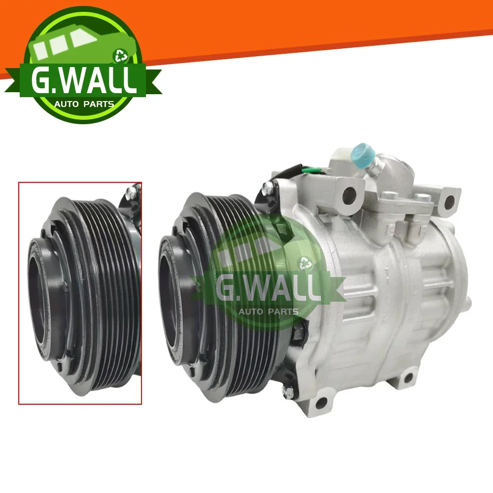 AC Compressor with Clutch For TOYOTA Mini Bus / Coaster 10P30C 88320-36560 8832036530 4472200394 4472201030 7 Grooves 12V 24V