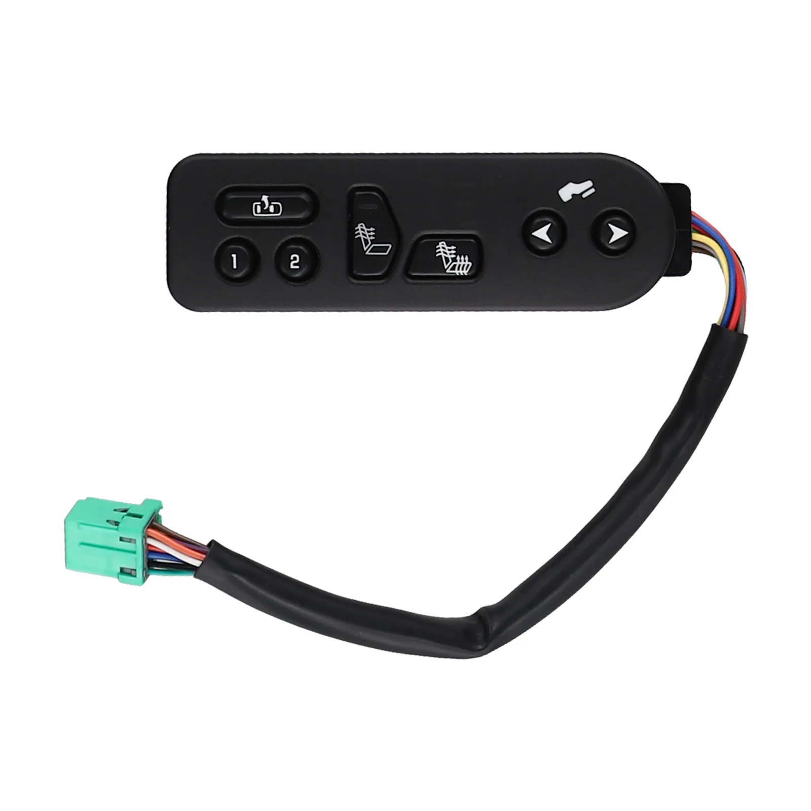 

One-Touch Memory Seat Heater Switch Car Seat Heating Control Direct Fit Seat Heater Switch Lumbar Support Switch