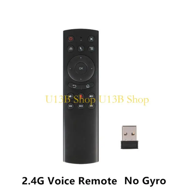 U13B for Smart Remote Control 2.4G Fly Air Mouse Wireless Gyro Sensing Anti-shake Remote Controller For PC Android Box