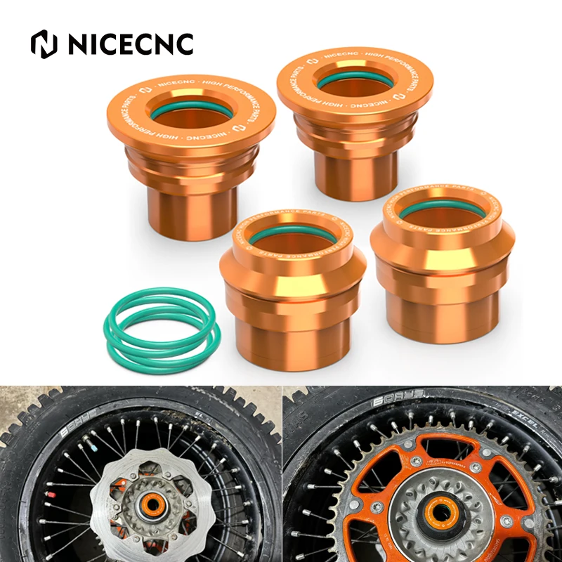 

NICECNC For KTM EXC 300 2024 22MM Front Rear Wheel Spacers Hub Collars EXC-F 350 450 XCW 2024 SX 125 SXF 450 XC XCF 2023-2024
