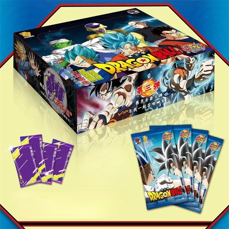 New Dragon Ball Cards Box Super Saiyan Card Holder Kakarotto Dragonball Anime Role Cards Collectibles Hobby Display Gifts