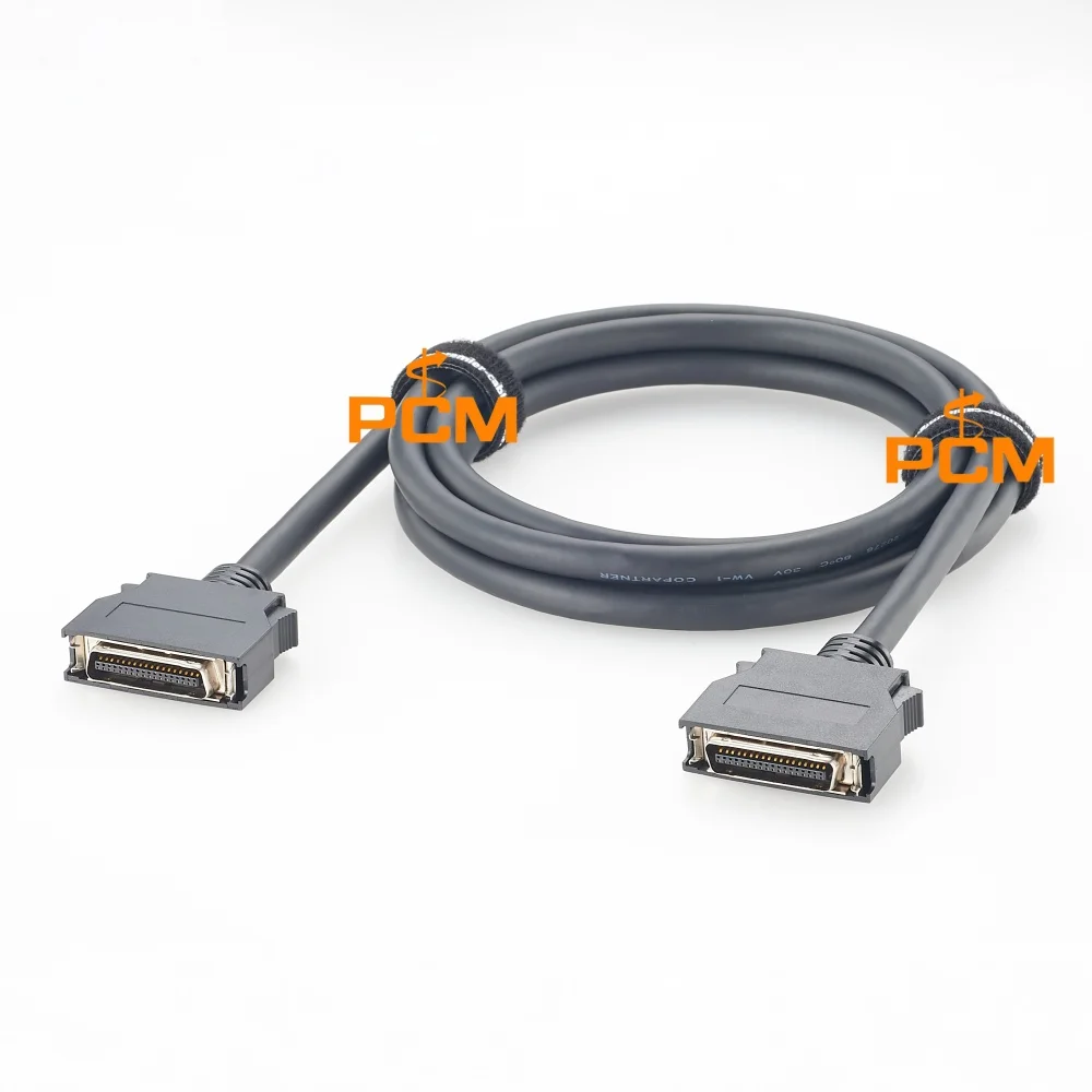 MDR HPCN36 To HPCN36 Cable Latch Lock SCSI 36 Pin Male To Male Shielded Signal Cable For Industrial Automation Equipment