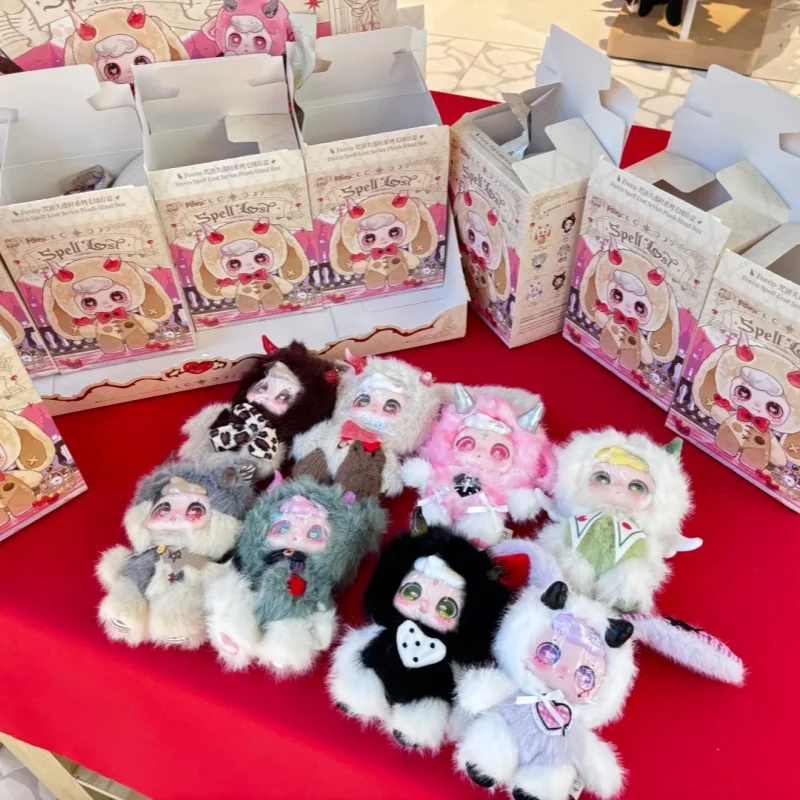 

Genuine Feeco Spell Lost Series Blind Box Vinyl Plush Cute Figure Collectible Model Bag Pendants Decor Toy Birthday Kids Gifts