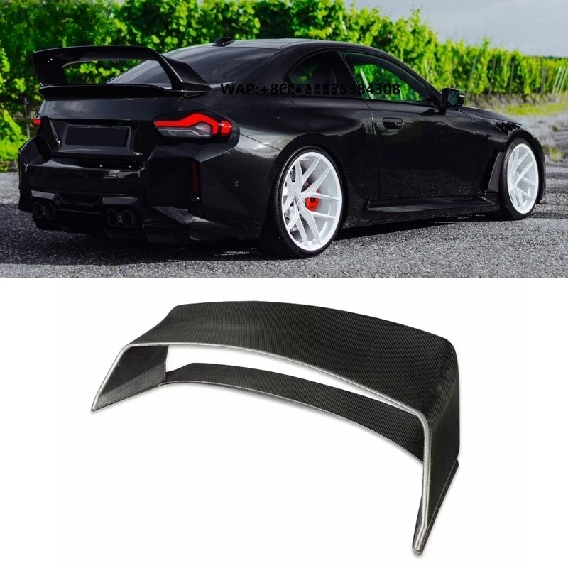 

Hot Selling 100% Dry Carbon Fiber Spoiler Rear Trunk Wing for M2 G87 A-N Style Tail Wing Rear Spoiler Lip Wings