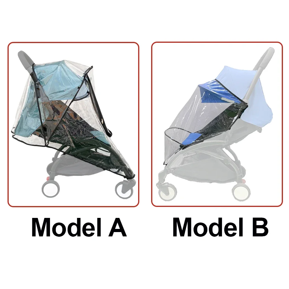 MomTan® Baby Stroller Accessories Compatible With Babyzen YOYO2 , Stroller Bumper &15 CM Foot Board & Rain Cover For YOYO