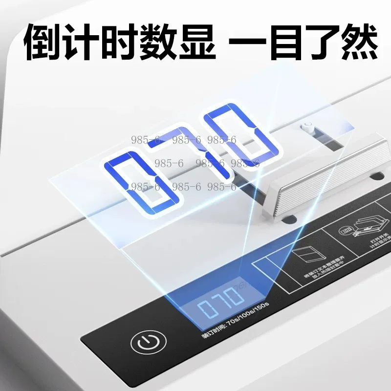 Fully Automatic Hot Melt Binding Machine 14671, A4 Size for Book Document Contract Cover Sheet Binding