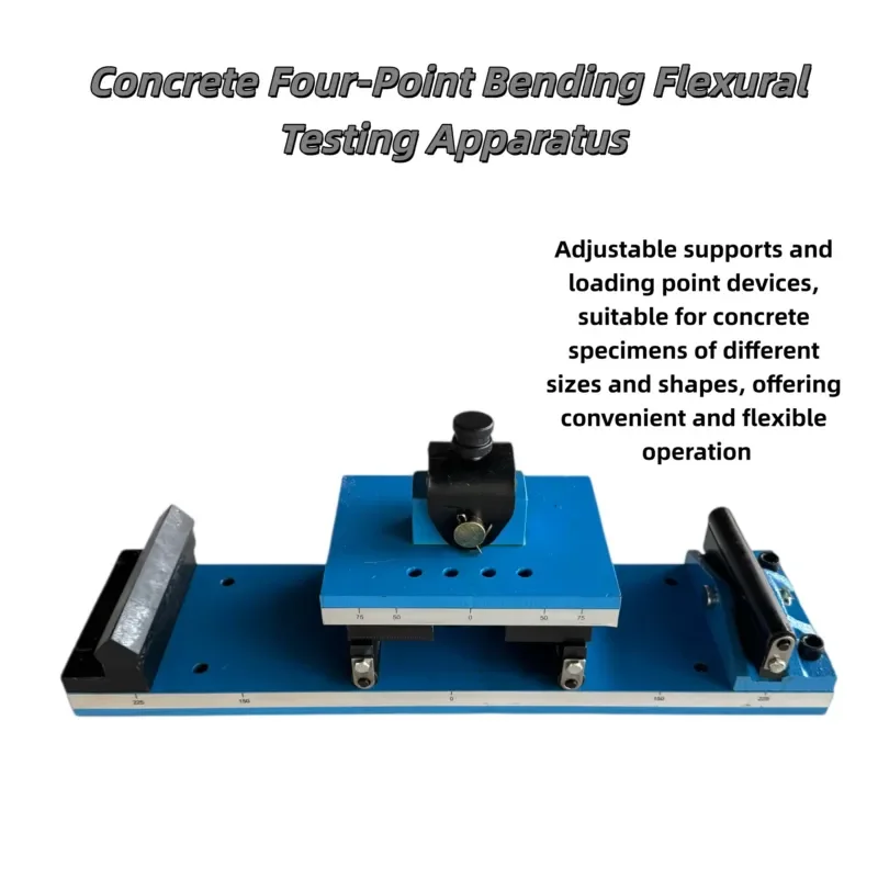 Ceramic tile bending device, ceramic tile test fixture, concrete splitting fixture, wall tile bending fixture