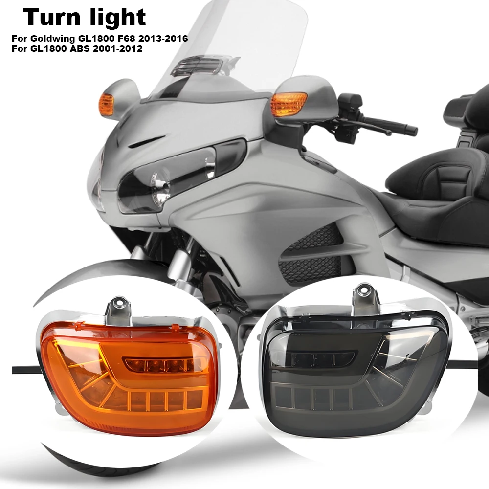 

For Honda Goldwing GL1800 F6B 2013-2016 GL1800 ABS 2001-2012 Motorcycle Rearview mirrors side mirrors turn light LED Indicator