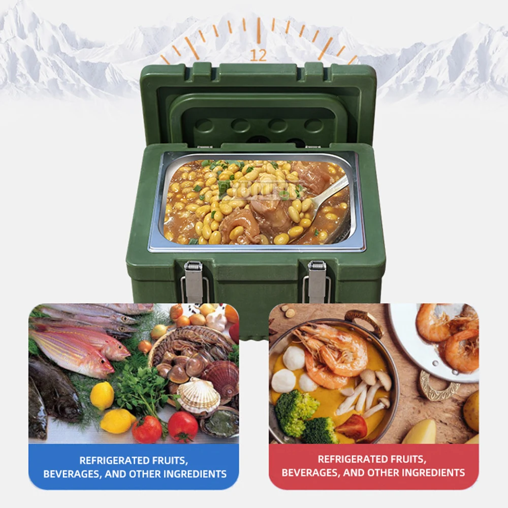 حاضنة ثيرما محمولة سعة 15 لتر، حاوية تخزين الطعام، آلة صندوق معزول