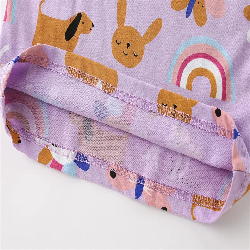 Jumping Meters 2-7T Animals Long Sleeve Girls T Shirts Kids Autumn Spring Baby Boys Clothes Fashion Toddler Shirts