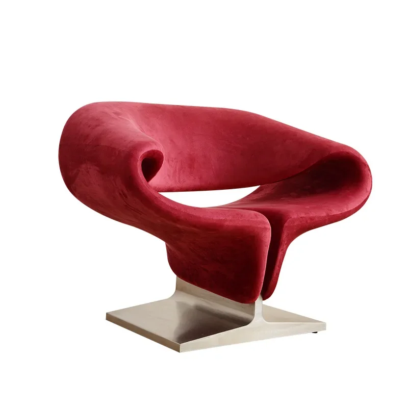 Nordic designer special-shaped sofa chair for home leisure business negotiation single chair