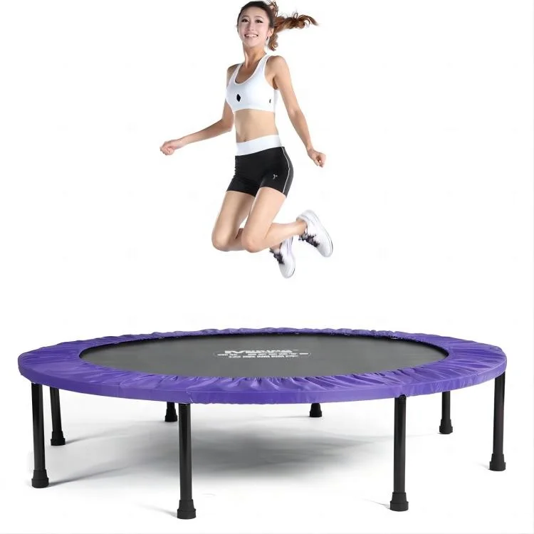 

40 INCH Foldable Mini Trampoline Portable Indoor Trampoline Home Gym Equipment Rebounder For Kid And Adult Colorful