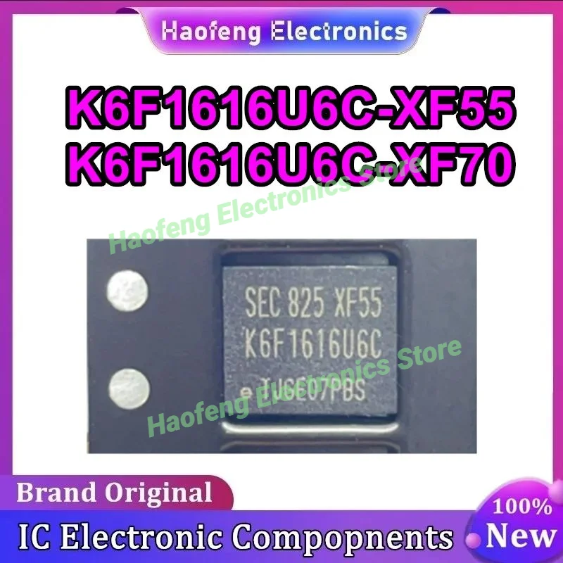 

5 шт. K6F1616U6C-XF70 K6F1616U6C-XF55 SEC BGA IC чипсет новый на складе
