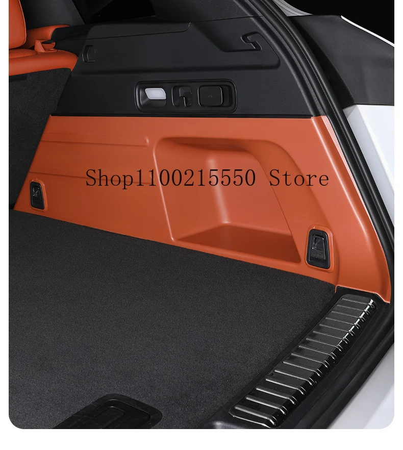 For Li Xiang L7 L6 Rear Trunk Mats ABS Waterproof Anti-Scratch Cargo Liner  Seat Back Protective Pad Car Accessories