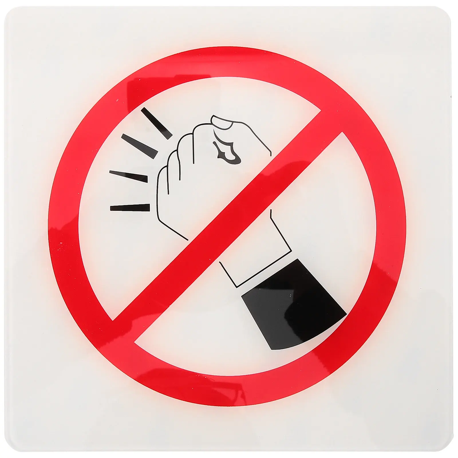 

Акриловая табличка «Не стучать» прозрачная, устойчивая к царапинам, для внутреннего и наружного использования, настенный декор, общественное напоминание