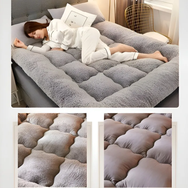 Dormitory tatami thickened mat fluffy warm pad thickened cotton mattress winter soft cushion quilt