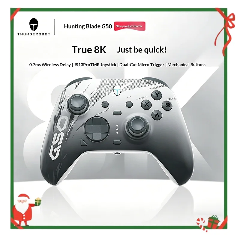 

THUNDEROBOT Hunting Blade G50 Dual 8K Wireless Bluetooth Game Controller Micro Trigger FPS Game Apex