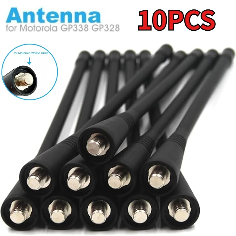 

10 шт. UHF антенны-«хлыстов» 400-470 МГц для раций Motorola CP200 CP200D GP88 GP328 GP340 GP360 GP1280 EP450 HT750 HT1250 HT1550