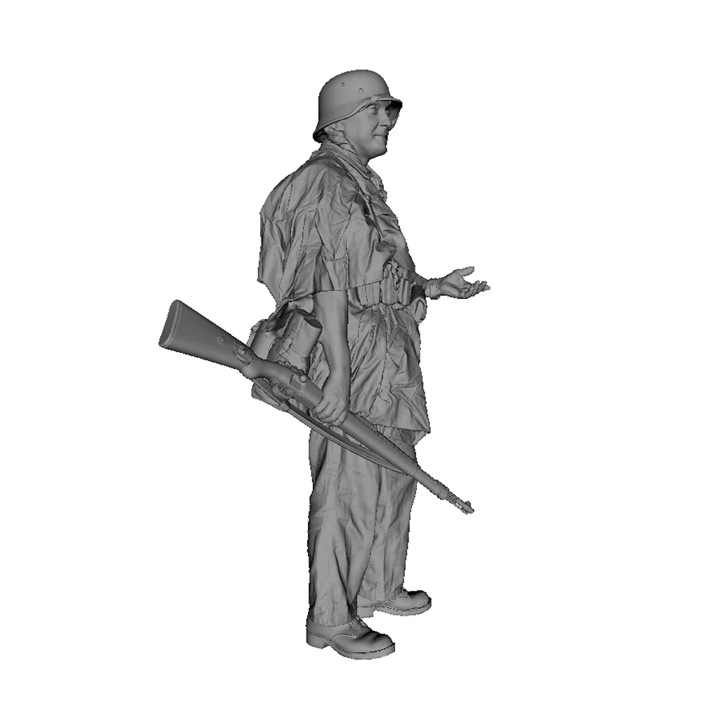 1/35 WW2 Panzergrenadier، نموذج الراتنج لجندي الشكل، المواضيع العسكرية في الحرب العالمية الثانية، مجموعة غير مجمعة وغير مطلية