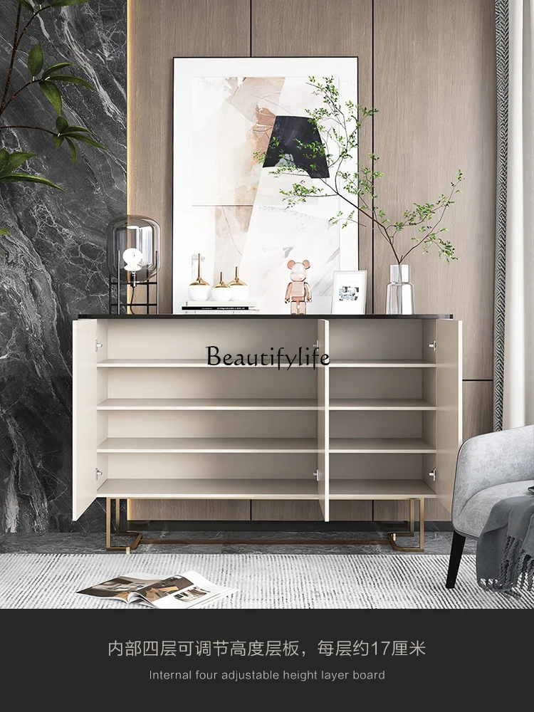 3Легкий роскошный домашний многослойный шкаф для обуви, входной шкаф для домашней двери