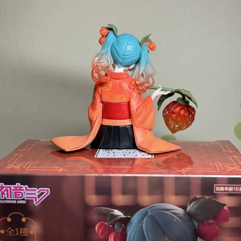 新しいオリジナル風流漫画初音ミクヌードルストッパーフィギュア-花の妖精冬桜pvcモデルコレクション人形おもちゃギフト