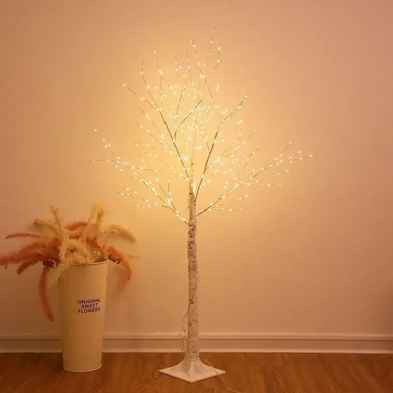 Imagem -03 - Natal Led Birch Tree Light com Função Temporizador Decoração Interior e Exterior