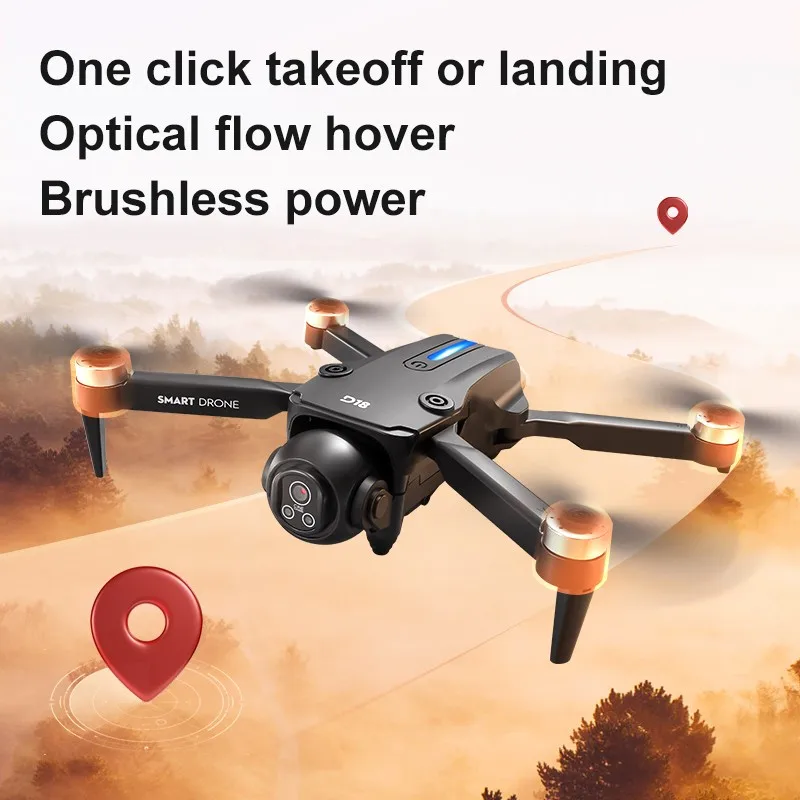 Xiaomi D18 UAV 8K aéreo HD cámara Dual fotografía inteligente evitación de obstáculos potencia sin escobillas 5G WIFI GPS retorno VR UAV