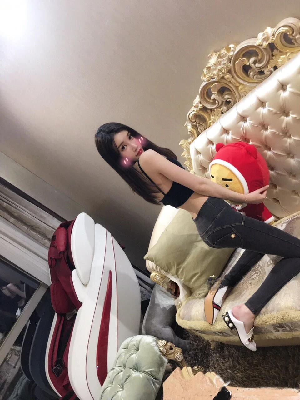 High Waist Fitn Yoga Pants Women's Elastic Sexy Tight Spor Peach Bot Jeans Trendy Trousers for Women Autumn Season