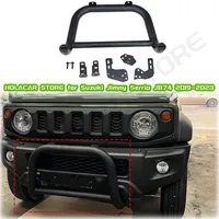 Car Front Bumper Rear Bumper Guard Bull Bar without Winch for Suzuki Jimny JB64 JB74 Gen 4 Accessories 2019 2020 2021 2022 2023