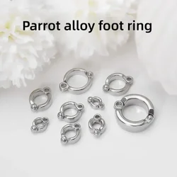 Parrot Foot Rings Metal Pet Bird Leg Rings Outdoor Fly Training Activity Anti-Lost Opening Clip Leash Accessories 0.45 To 1.15CM