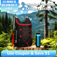 15L Multifunctional Outdoor Waterproof Foldable Backpack Bags Nylon Fabric Sports Bag Camping Cycling Hiking Travel Sports bag