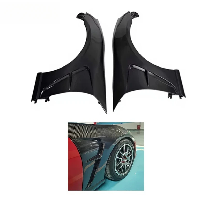 Factory Direct V Look Carbon Fiber Front Side Fenders Fit 2013-2019 Vehicle Models Modification Car Accessories