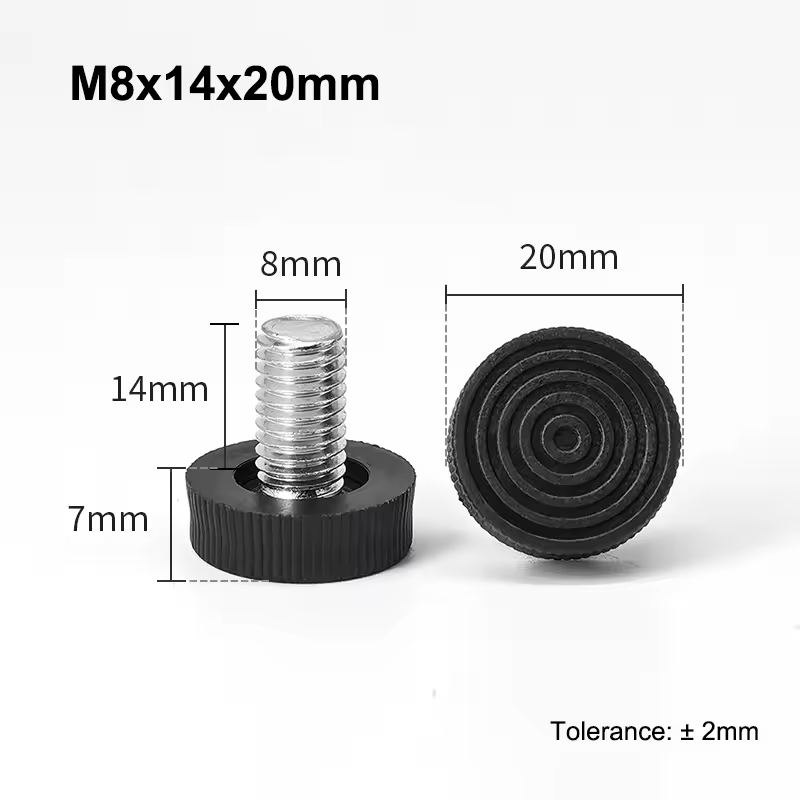 M6 M8 Leveling Foot Screw On Type PP Plastic Furniture Table Chair Sofa Leg Anti-slip Feet Adjustable Leveler Base Bolt Pad - Image 33