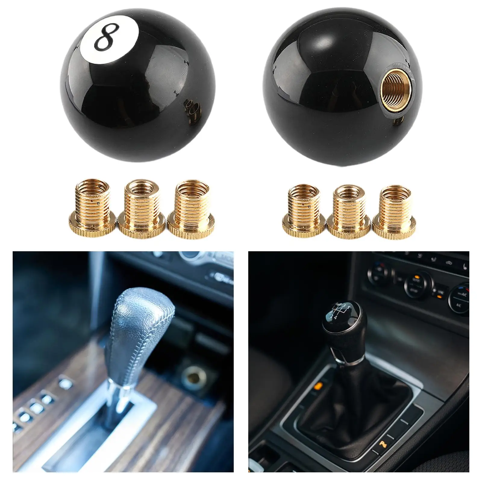 مقبض ناقل الحركة الدائري العام سهل التركيب واستبدال الديكور الداخلي #3