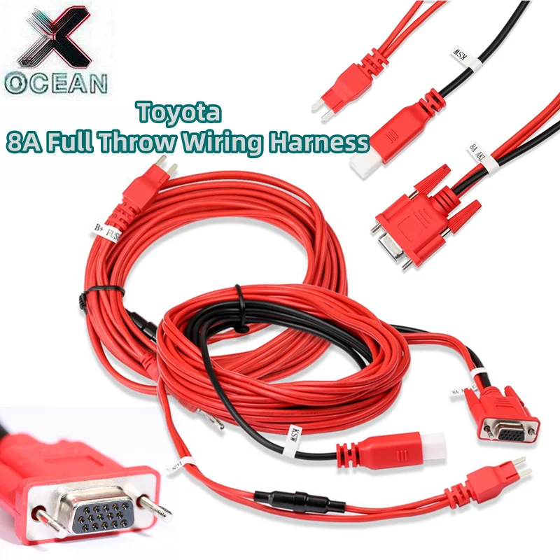 

Для Toyota 8A AKL кабель без умного адаптера потери автомобильного ключа работает с APB112 и G-Box2 G-BOX3 автомобильными диагностическими кабелями