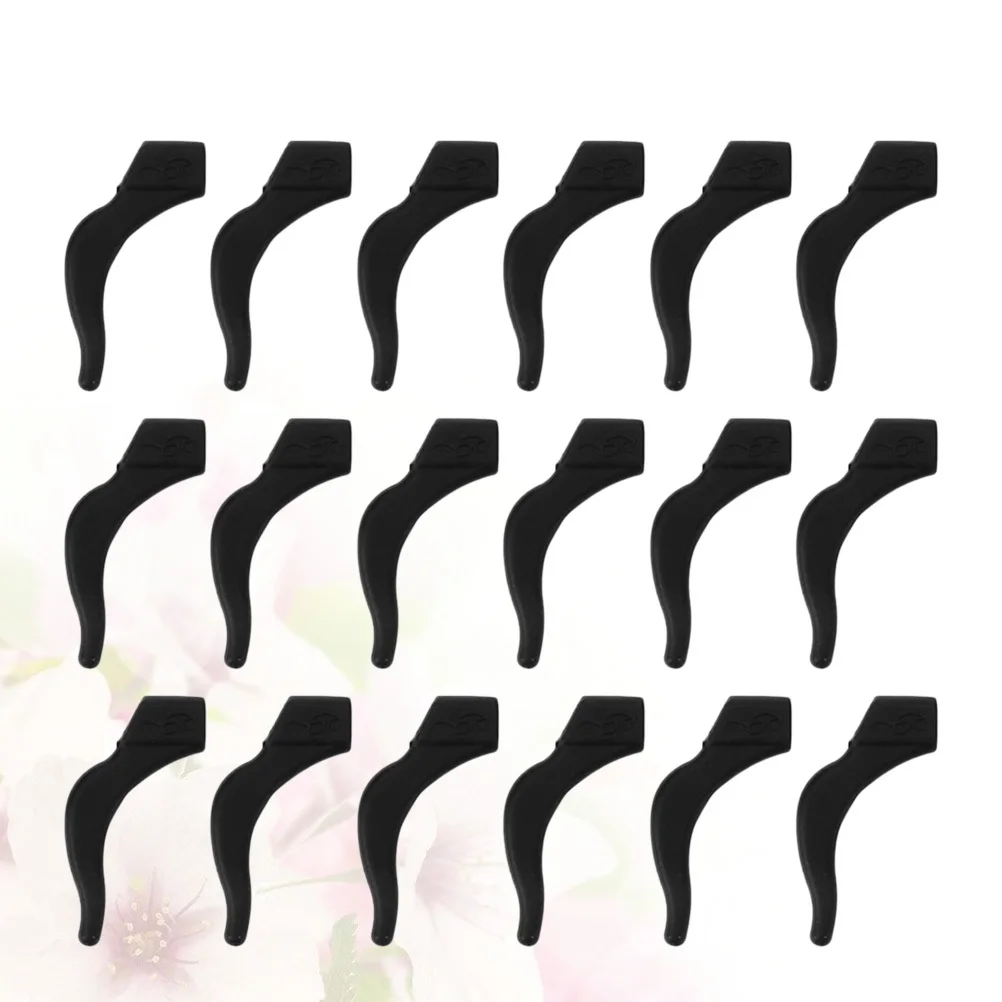 

20 Pairs Non Slip Silicone Glasses Leg Covers Anti Skid Ear Hooks for Adults Sports Outdoor Activities Glasses Accessories