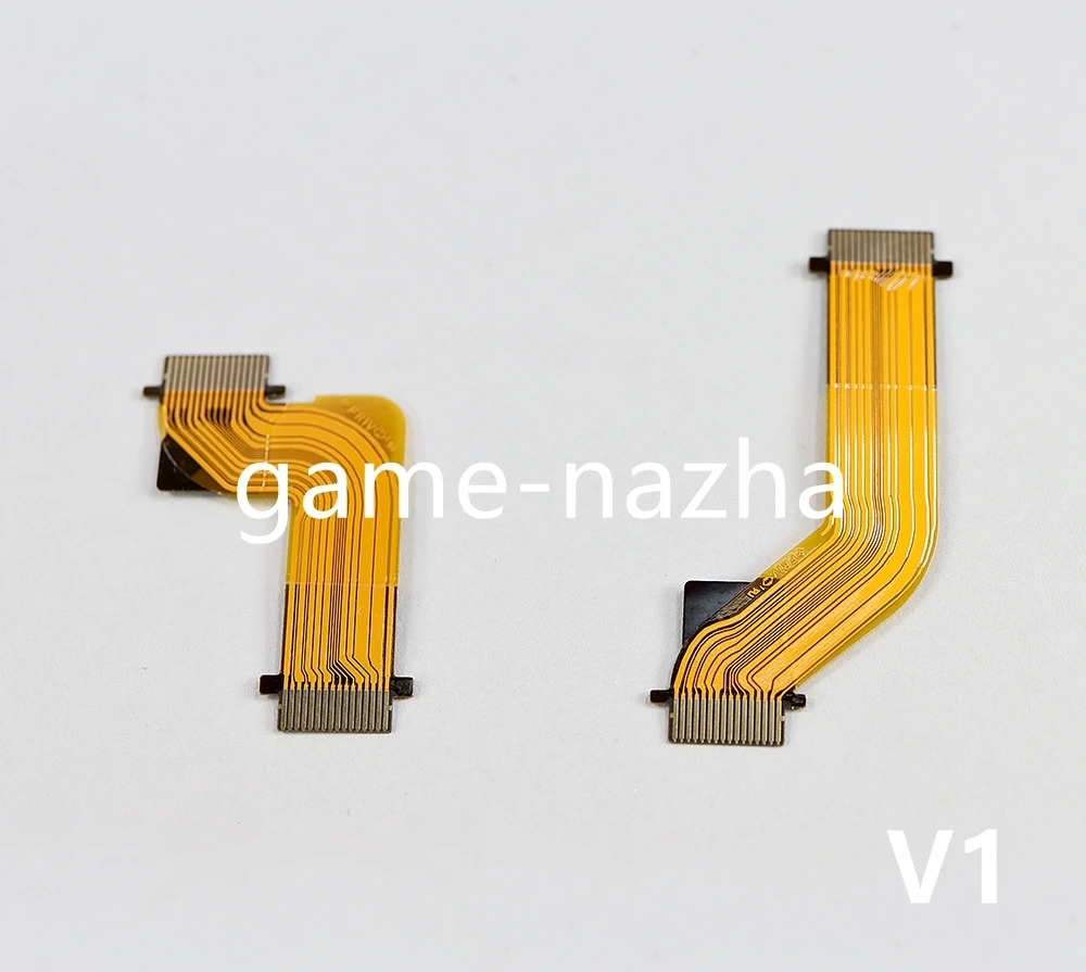 100 مجموعات اليسار اليمين R1 R2 L1 L2 موتور ربط الشريط الكابلات المرنة ل PS5 V1 V2 V3 مقبض زر مجلس الشريط كابل