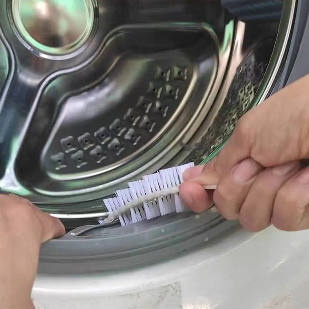 Universal Rolling Washing Machine Brush Decontamination Long Handle Inner Barrel Crevice Brushes 360° Rotation Cleaner Brush