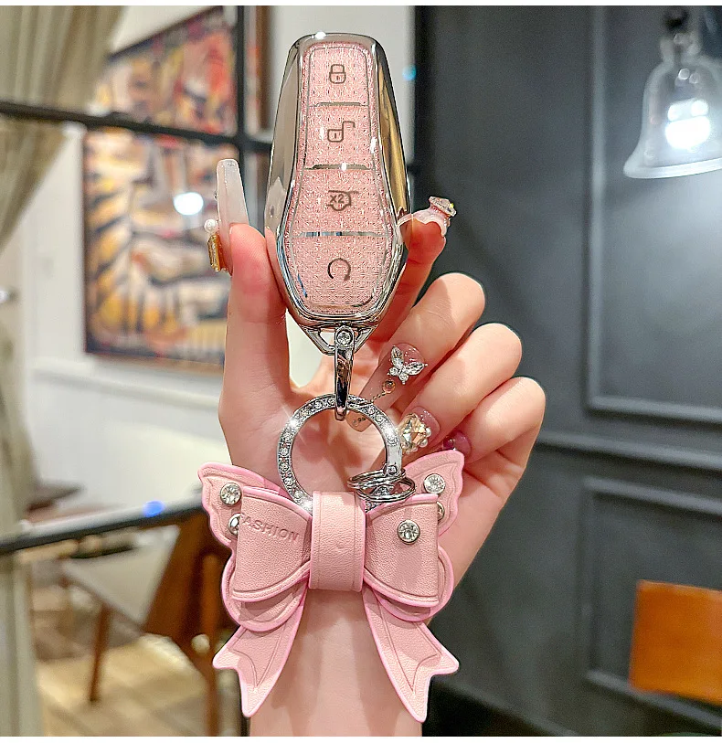 Diamond TPU Key Fob Cover for BYD ATTO3 & Song/Tang/Han - Image 3