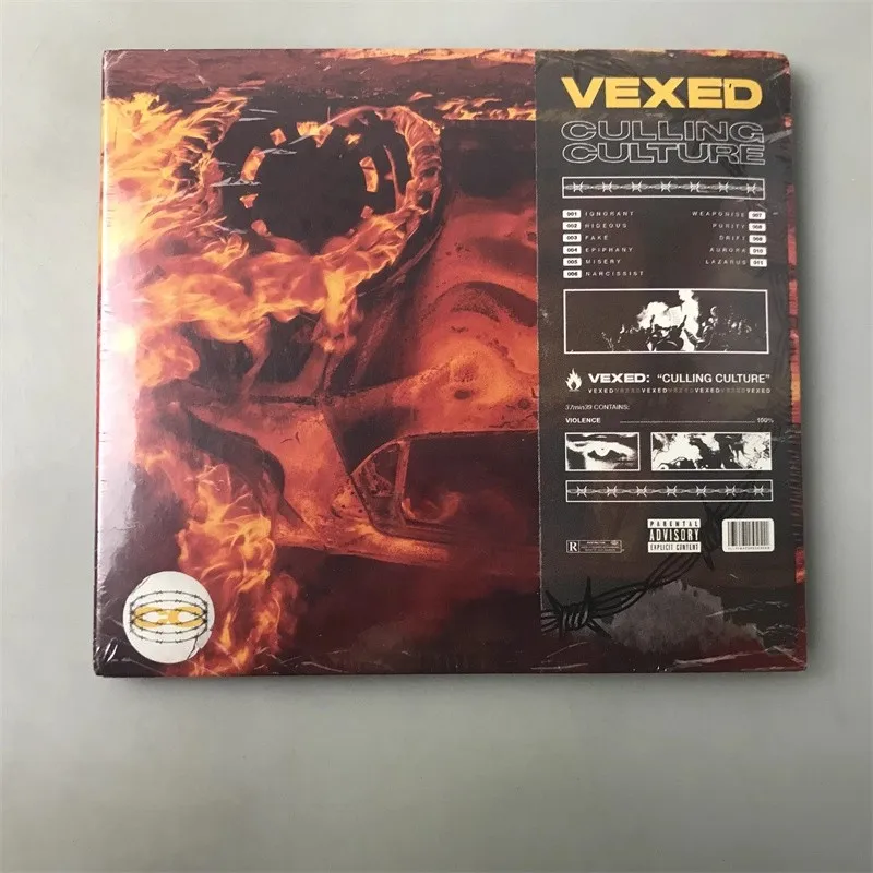 

Металлический Vexed Music CD Culling Culture Альбом Нарциссист Музыкальная запись Косплей Walkman Автомобиль Soundtracks Box Вечеринка Музыкальная коллекция
