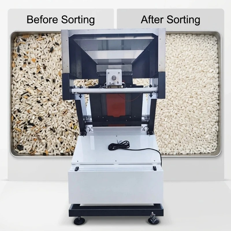Rice Bean Garlic Orange Walnut Kernel Color Sorter Optical Digital Blower Berries Sunflower Seed Sorting Machine
