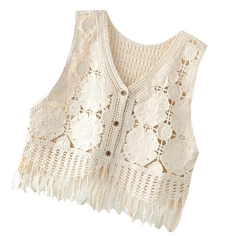 39BC Lightweight Spandex Knit Vest Stylish Lace Detail Stretchy Comfortable Fit Casual Or Prom Outfits For Women