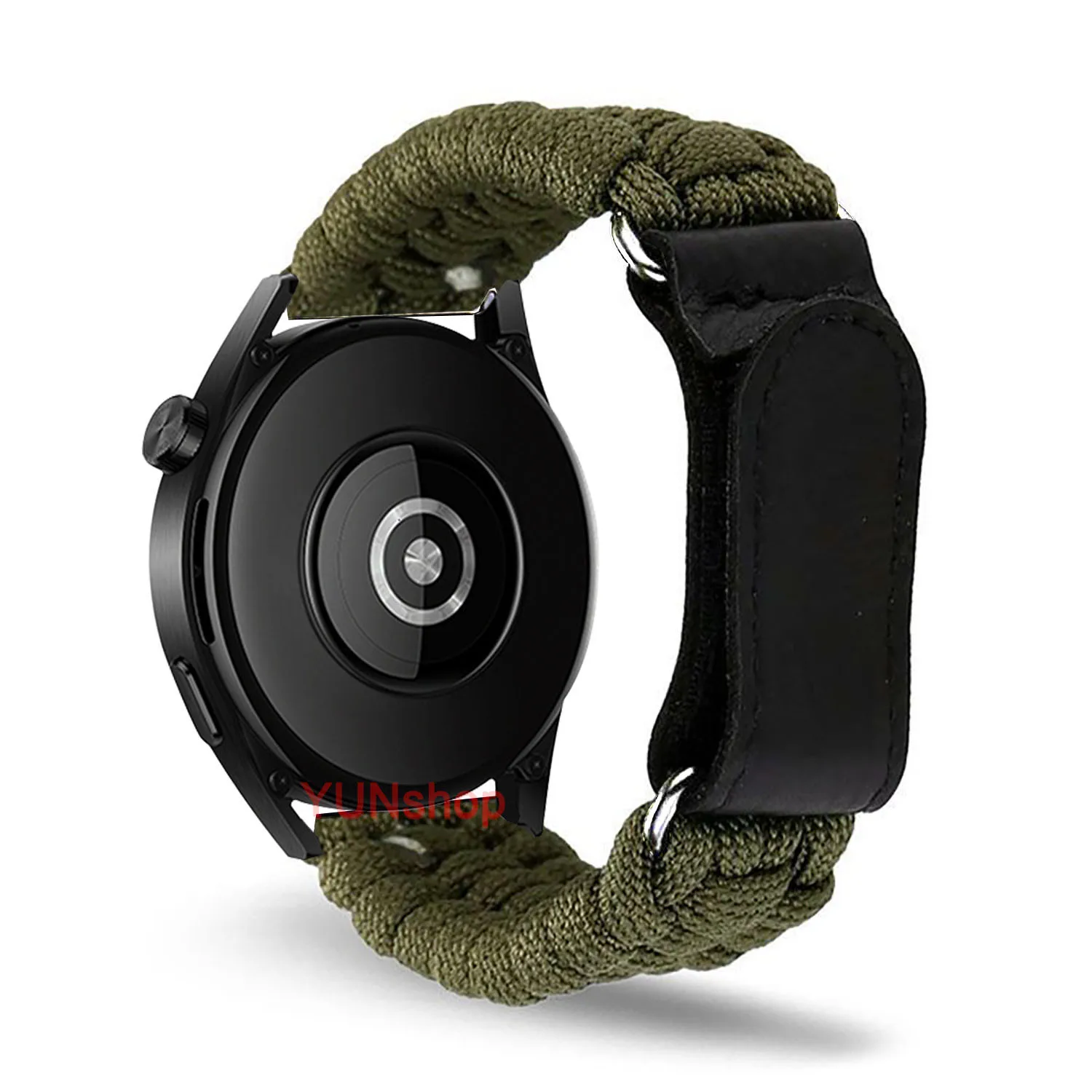20/22mm band voor Samsung Galaxy Watch 3/4/5 41/45mm 40/44mm 42/46mm verstelbare band voor Huawei GT3 GT 3 GT2 nylon touw armband