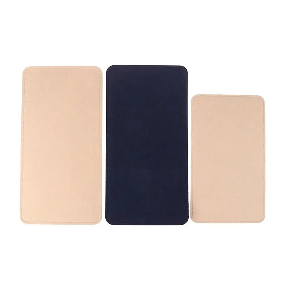 1Pcs Cosmetic Makeup Felt Base Shaper Felt Anti Collapse Bag Bottom Plate Blue Black Pink Beige S/M/L Bag Support Pad